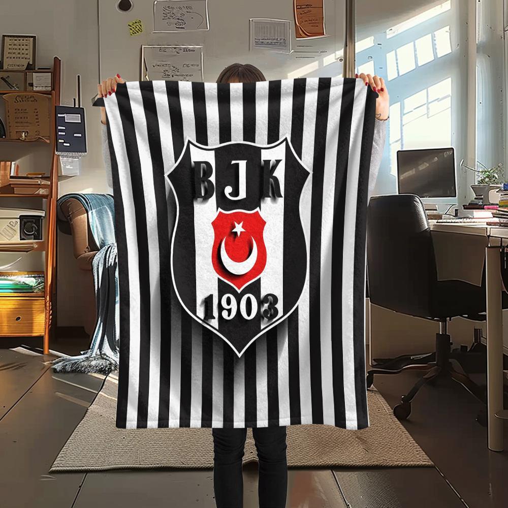 BJK Flannel Blanket, High quality Comfortable for All Seasons, Home Decor, Warmth and Comfort