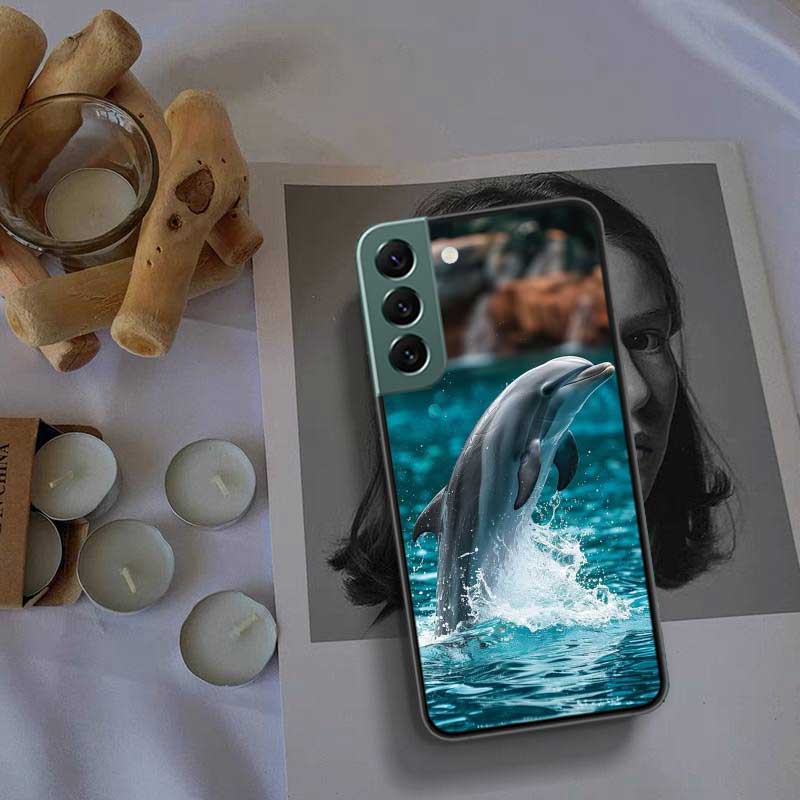 Why Do Dolphins Breach Phone Case For Samsung Galaxy S22 S25 Ultra S21 S10 Plus S26 Edge S20 S23 S24 FE Cover Silicone Soft