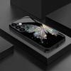 Butterfly Pattern Tempered Glass Phone Case Suitable for Samsung GalaxyS26 S25 S24 S23 S22 S20FE/Ultra/Plus Anti Drop Back Cover