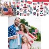 Amerikanischer Unabhängigkeitstag Foto-Requisiten Set mit 20 Papier-Partydekorationen für Feiern