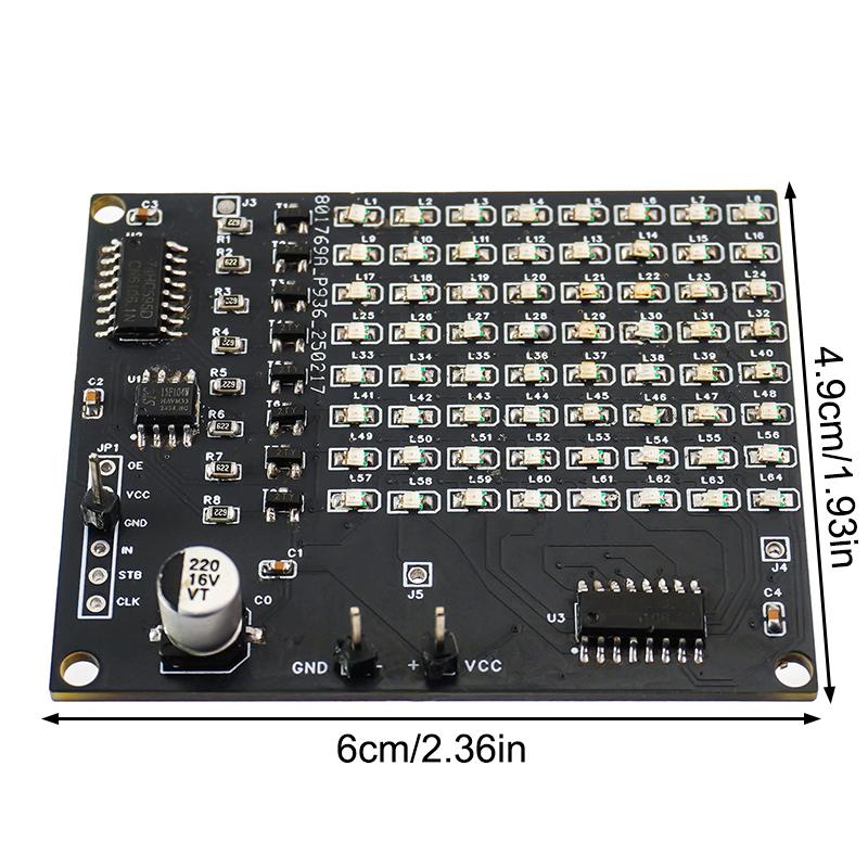 SMD Dot Matrix Advertising Screen Welding Practice Kit 0-9 Digital Display Fun DIY Electronic Kit Soldering Practice