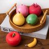 3D Fruit Shape Scented Candle Silicone Mold DIY Handmade Pomegranate Apple Banana Pear Lemon Peach Making Resin Mold Craft Gifts