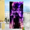 Naruto Character Personalized Name Beach Towel High Absorbency & Quick-Dry Ideal for Travel Outdoor Swim Pool Yoga Surf Camping Hiking Gym Gift Holida