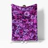 Rose Blanket, Soft Cozy Floral Throw Blanket Gift for Girl Women, Fuzzy Comfy Flannel Blanket for Couch,Travel,Bed,House Decor