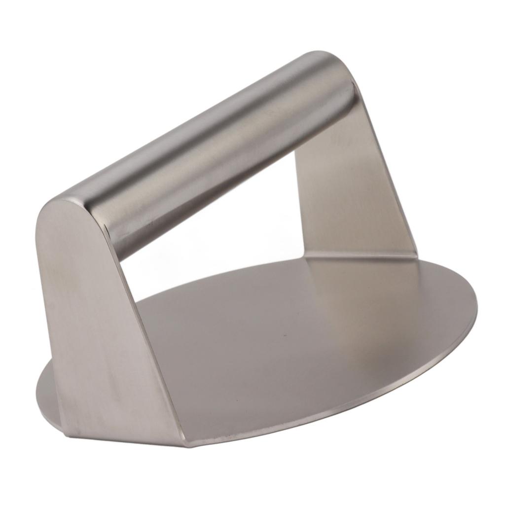 Stainless Steel Burger Press Professional Manual Prevents Stick Grill Press for Beef Vegetables Burgers Cooking