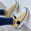 Shoes  Spring and Autumn New Canvas Shoes Breathable High-top Casual  Shoes Thick-soled Lace-up Heightening Shoes