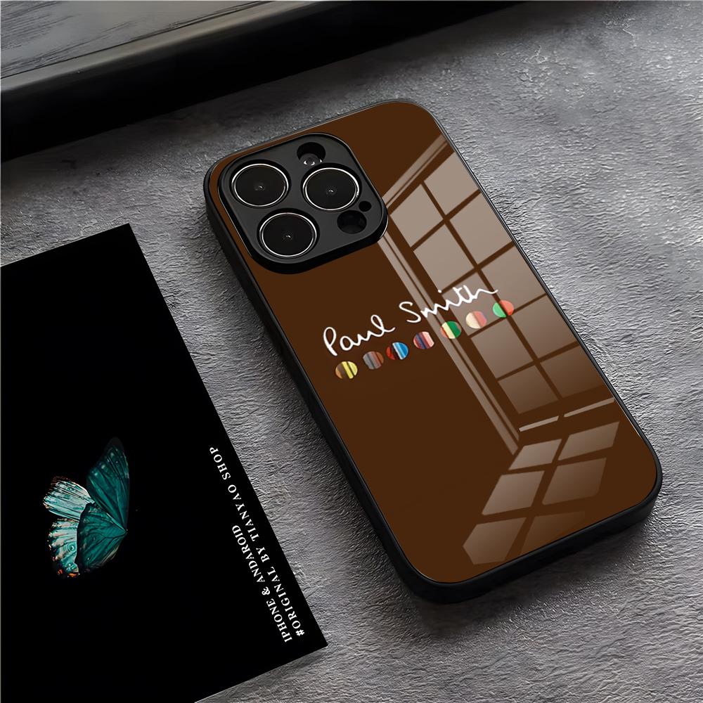 Fashion S-Smith Paul Art Phone Case For IPhone 17 Pro Max 15 Pro 16 14 Plus 12 13 Mini 11 Pro Shockproof Glass Cover