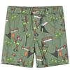 Pyjamas à manches courtes pour enfants kaki clair 92/104/116/128/140