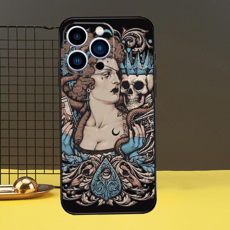 

Защитный чехол «Готическая ведьма» для iPhone 11 14 12 13 Pro Max Mini X XR XS Max 7 8 Plus SE 2020, чехол для телефона iPhone 14Pro MAX