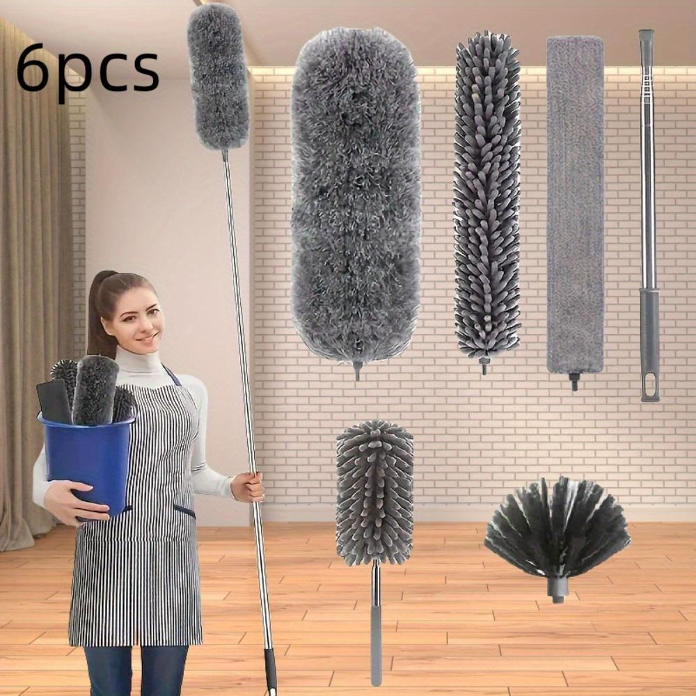 Chicken Feather Duster, Household Ultra Long Dust Remover, Household Cleaning and Sweeping Dust Duster, Extendable Pole