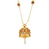 Retro Oil Dripping Hollow Lotus Happy Word Clavicle Chain Trendy High-end Necklace Pendant