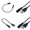 30cm USB to DC 5.5x2.1mm 5V Power Cable Male to Female USB Barrel Connector Wire