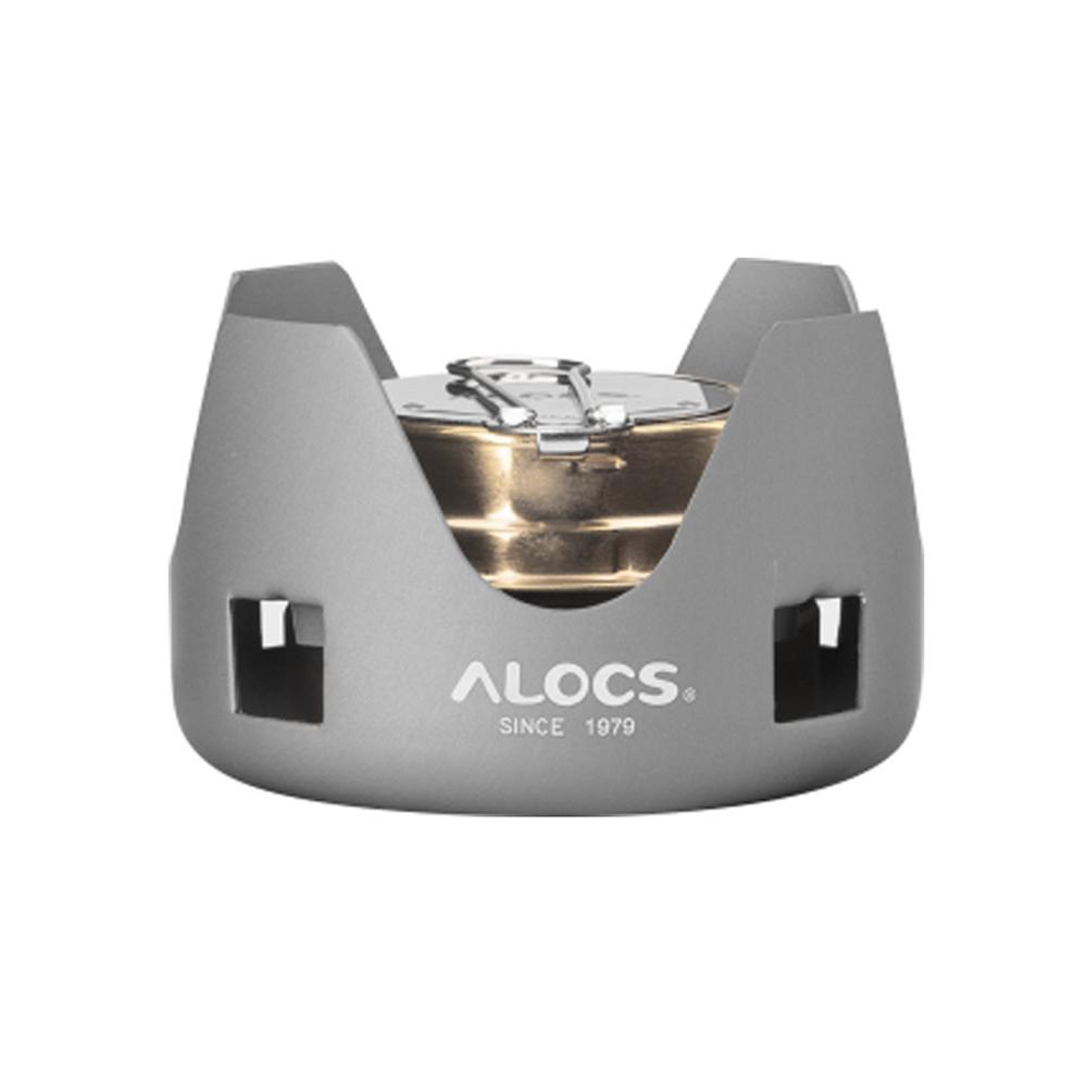 Mini Alcohol Stove Ultralight Copper Spirit Burner with Aluminium Stand for Backpacking Camping