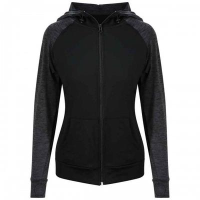 Just Cool Womens/Ladies Cool Contrast Full Zip Hoodie