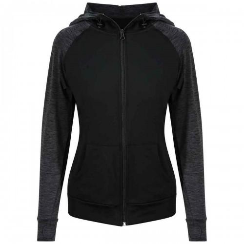 Just Cool Womens/Ladies Cool Contrast Full Zip Hoodie
