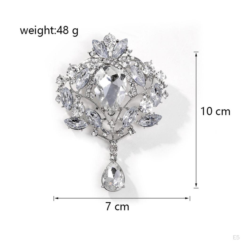 Rhinestone Brooches, Crystal Brooch, Costume Accessories, Jewelry, Women Decorative Pin for