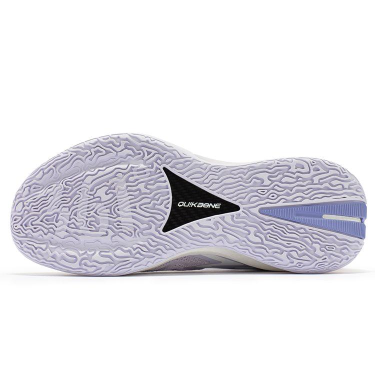 361 Big3 3.0 Pro Dinwiddie PE Abrasion Resistant Slip Resistant High top Basketball Shoes Men's Hyacinth Purple 672311102F-1