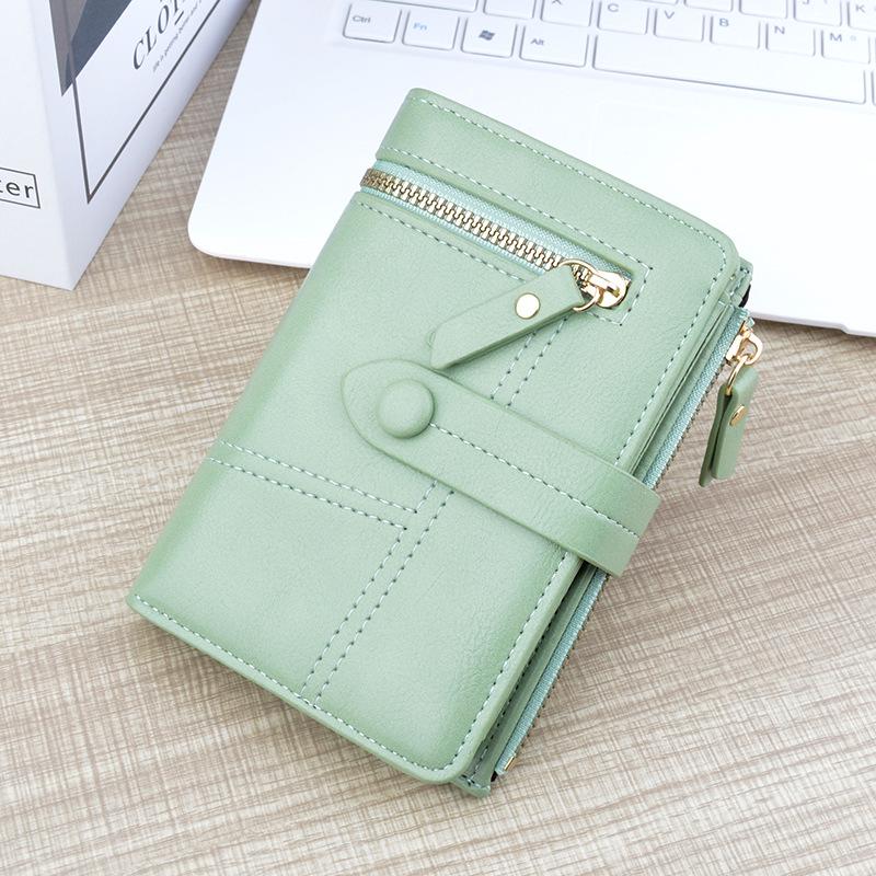 Women's Short Wallet with Multi-Card Holder and Zipper Coin Purse - Fashionable and Holds Driver's License