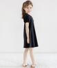 Bee Ribbon Short Size Shh01543 Dress, Sleeve, Girls', Spring/Summer, 110cm, Black,