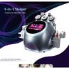 9-in-1 40kHz Cavitation 0.5MHz RF Laser 9 Heads LED Touchscreen Air Cooled 110V-220V AC Salon Body Contouring