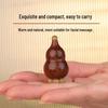 Purple Sandalwood Red Rose Gua Sha Stick: Compact Chubby Gourd Eye Massager with Small Lotus Head for Facial Massage.