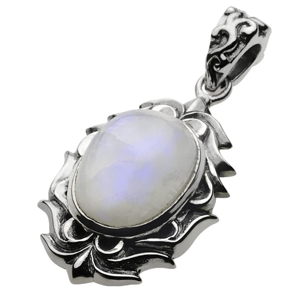 

Подвеска Fire Frame Stone Blue Moonstone fp0346 [Figmart] [Серебряный аксессуар]
