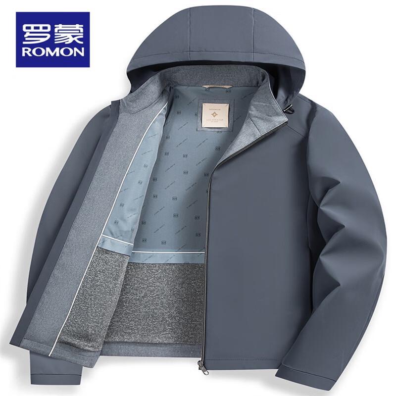 ROMON Men's Milk Silk Casual Warm Jacket 7J147222