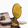 5.08 cm Cross Sign Brass Working Compass with Leather Cover gift for Him, Nautical Collectible, Adventure Tool, Father's Day Gift, Traveler