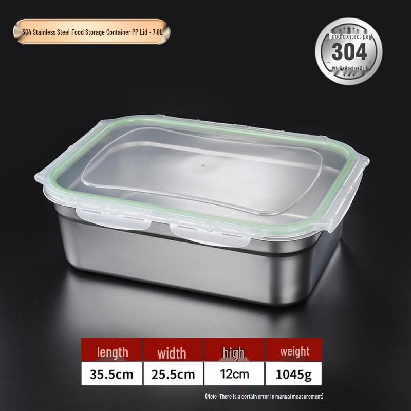 304 Stainless Steel Food Storage Container