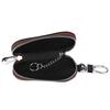Universal Car Auto PU Leather Zipper Key Case Holder Storage Bag Cover Black