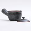 Yamasho Pottery Teapot and Teacup Shigaraki Tea Ink Blue Set, Ware, Sumi-iro, Two-Person Set, Sum-3,
