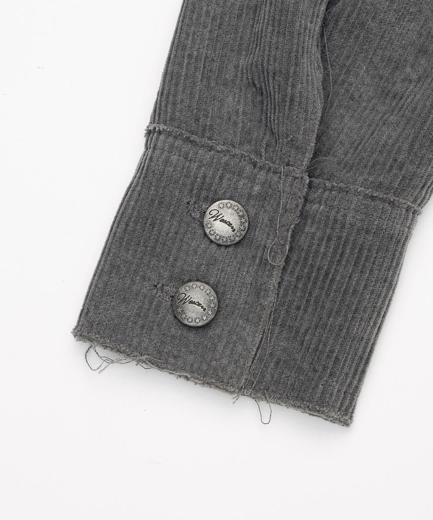 Sunday Fruit Market Farm Corduroy Jacket Charcoal