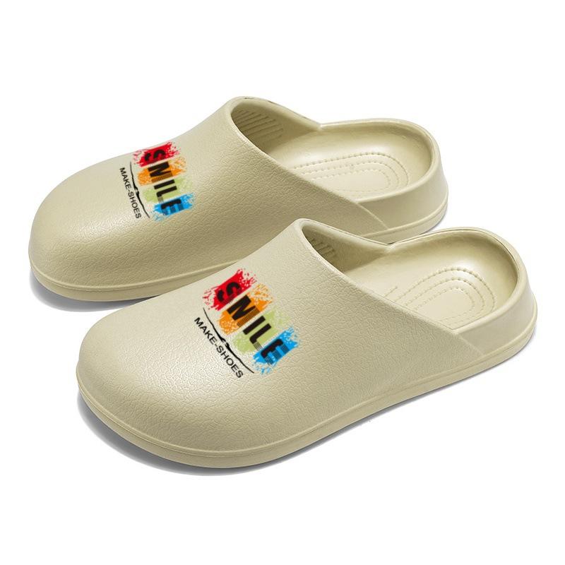 EVA weicher Boden auf Scheiße treten Gefühl Baotou Slipper große Größe Mode Freizeitschuhe rutschfest und desodorierend Arbeit Boken coole Hausschuhe