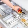 Transparent Plastic Drawer & Compartment Storage Box Set for Dressing Table Sundries