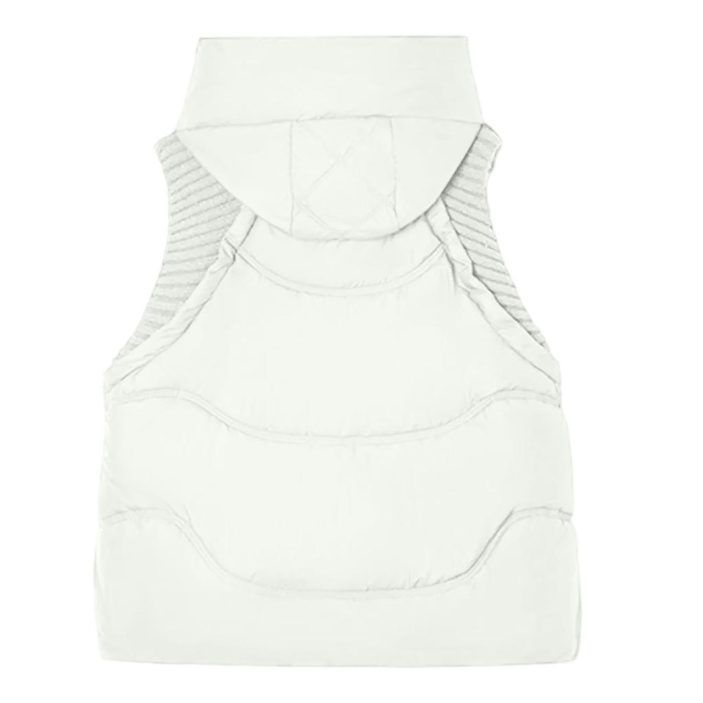 Women's Solid Color Zipper Fashion Pockets Stand-Up Collar Vest Top Coat