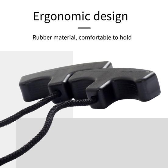 Cross Winding Rope Cocking Device Cock Bow with Adjustable Nylon Double Design Long Lifespan T-Handle Assist Tool