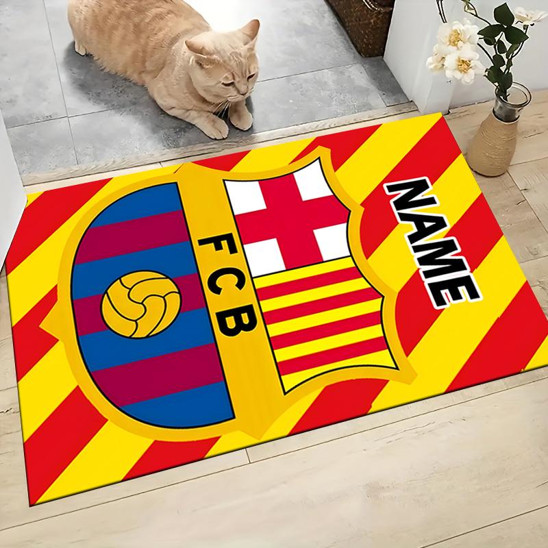 Custom Name Olympiacos FC Crest Carpet Rug Customizable Soft Washable Anti-Slip Home Living Room Sofa Mats Personalized Rug. 0909227