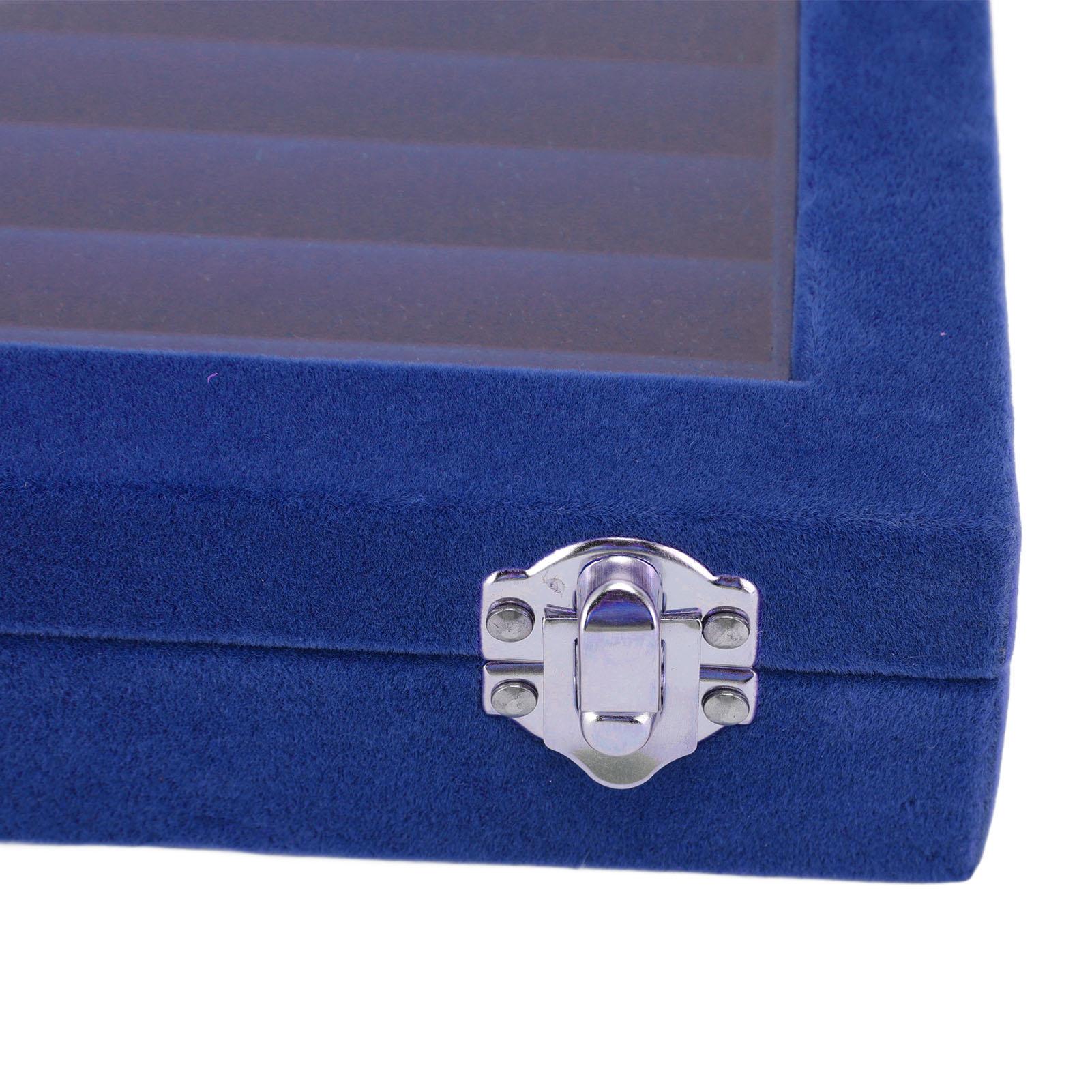 Sieraden Displaydoos 7 Vakjes     Opberg Display Case met Transparant Deksel voor   Sieraden Oorbellen Ketting