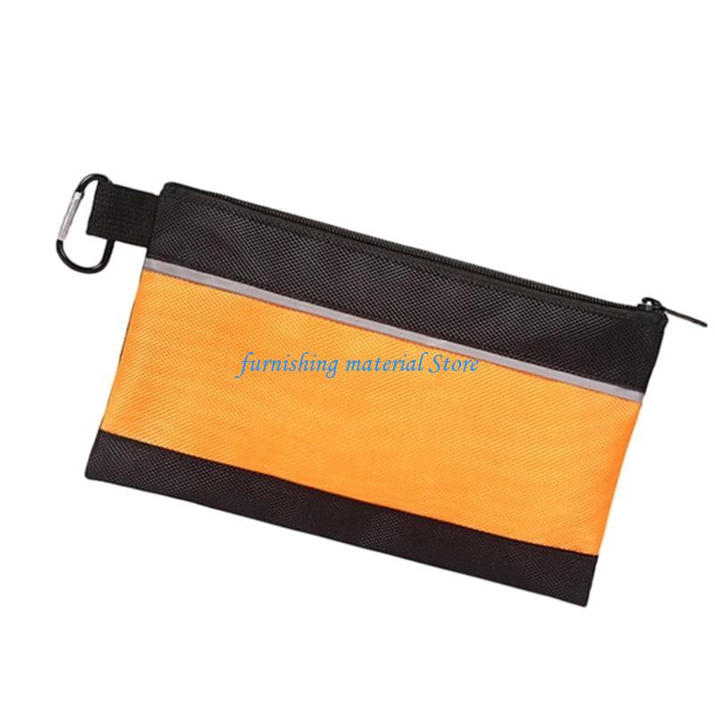 Y5GD Compact Oxford Fabric Tool Bag For Electricians Zippered Tool