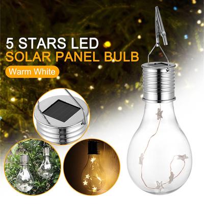 Güneş Işığı LED Güneş Enerjili Uzun Bekleme Asılı Gece Lambası Pazar Avlu Bahçe Kamp Işığı