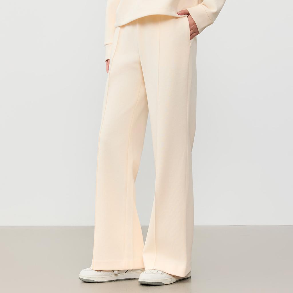 Same high waist slimming narrow version straight leg casual pants for women in the shopping mall, 2026 spring loose casual versatile pants