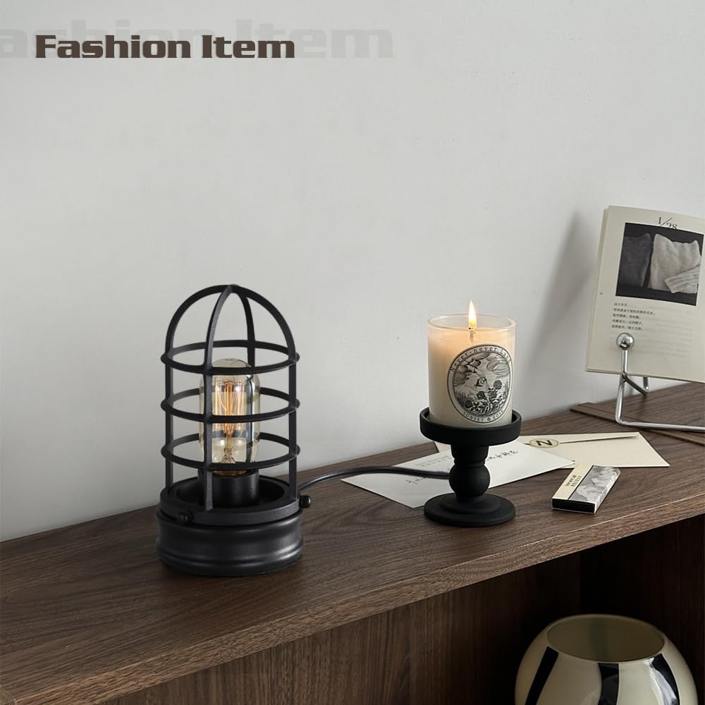 Cerdeco TBL23: Simple Yet Striking Industrial Antique-style Desk Lamp, Table Lamp, Punk-style Decorative Lamp for Interior Display and Indirect
