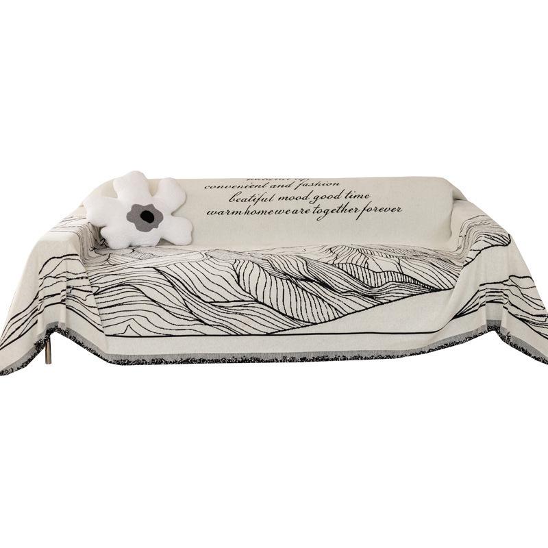 Chenille Sofa Cover Towel Summer Sofa Cushion Full Cover Towel Multi-Functional Non-Slip Living Room Sofa Cushion Four Seasons Universal