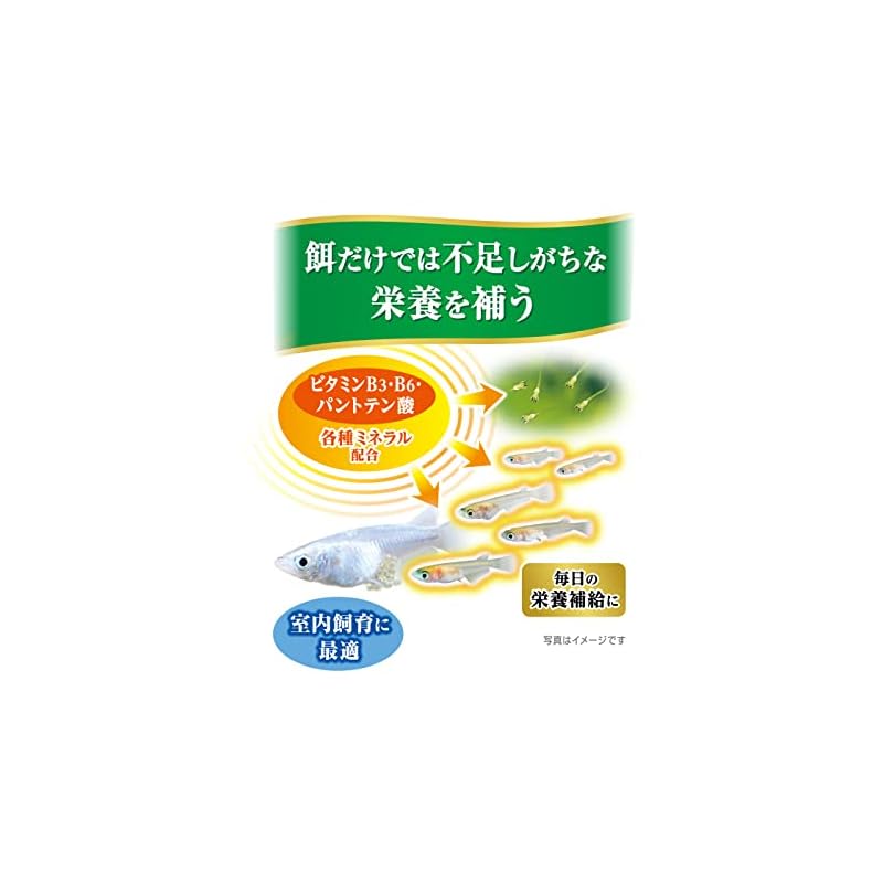 GEX Medaka Genki Nutritional Water 300mL - For indoor breeding, nutritional supplement for medaka fry, contains various minerals.
