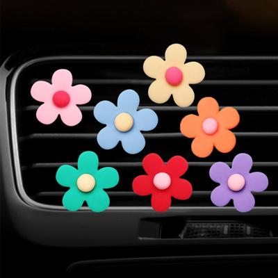 Auto Aromatherapie Clip Blume Form Guter Geruch Kunststoff Auto Klimaanlage