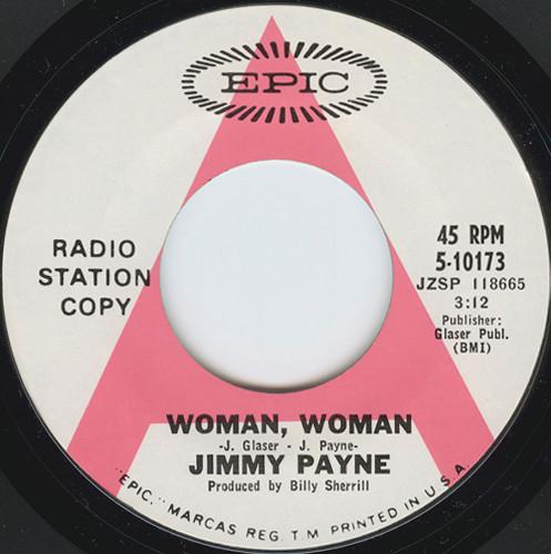 

7inch Record JIMMY PAYNE - Woman, Woman 510173PROMO EPIC 1967 US Rock Used