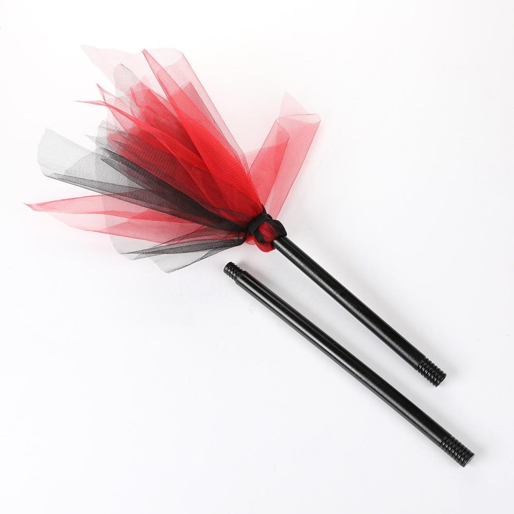 Kinder Hexenkostüm Besen Segmentiert Halloween Cosplay Besen Party Hexenbesen Polyester Für Maskerade Cosplay Heimdekoration