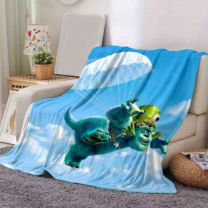 

1pc. Cute Monster Parachute Blanket - Perfect for Home, Office, Outdoor Use, Gift Idea, Suitable for All Seasonsz0417257 130cmx150cm