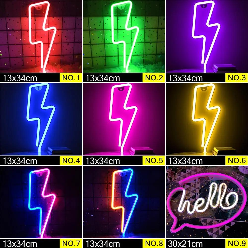 LED Neon Nattlys Skilt Veggkunst Skilt Nattlampe Jul Bursdagsgave Bryllupsfest Vegghengt Neonlampe Hjemmedekor