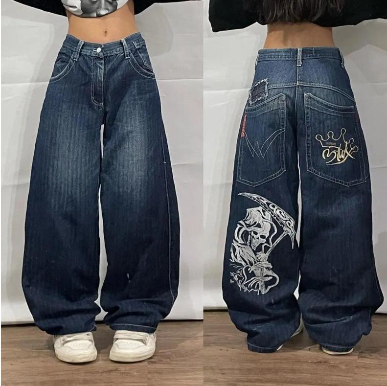 Y2K Gradient Loose Straight-Leg Unisex Jeans
